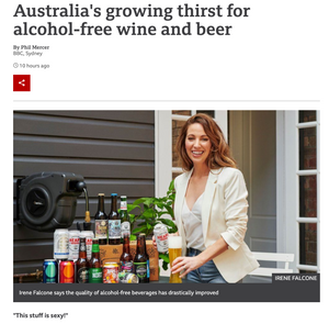 Australia's growing thirst for alcohol-free wine and beer