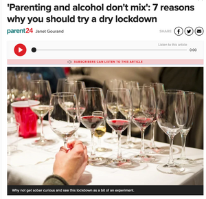 'Parenting and alcohol don't mix': 7 reasons why you should try a dry lockdown