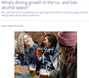 IWSR reports: What’s driving growth in the no- and low-alcohol space?