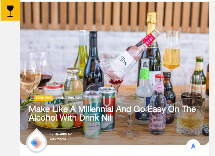 Make like a Millennial and go easy on the alcohol with Drink Nil