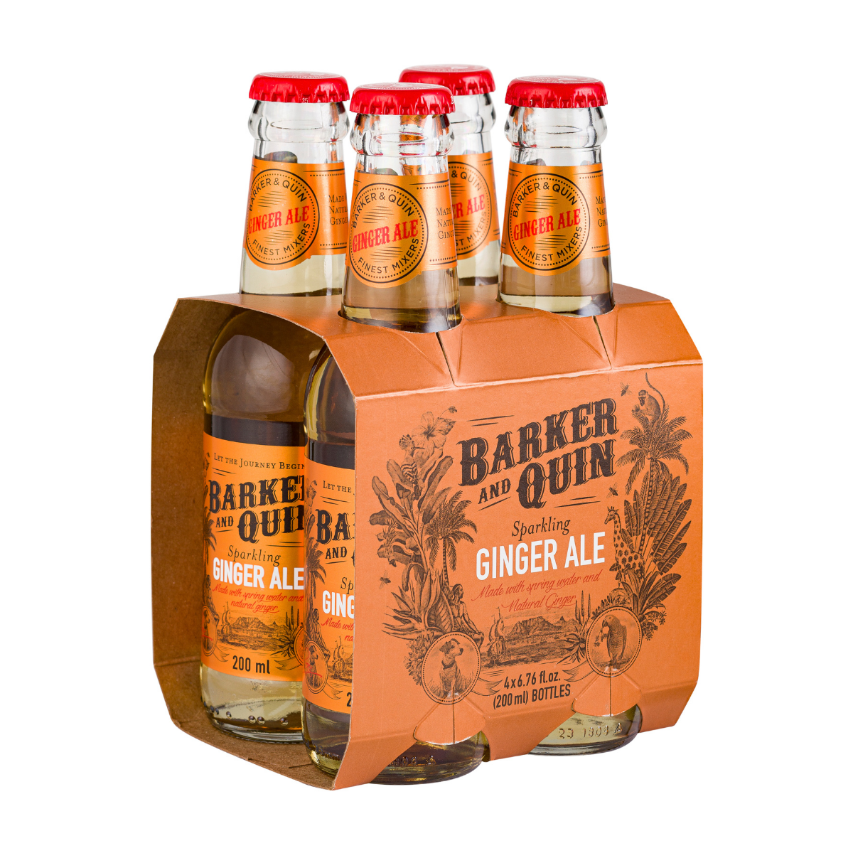 Barker and Quin Ginger Ale (4 x 200ml)