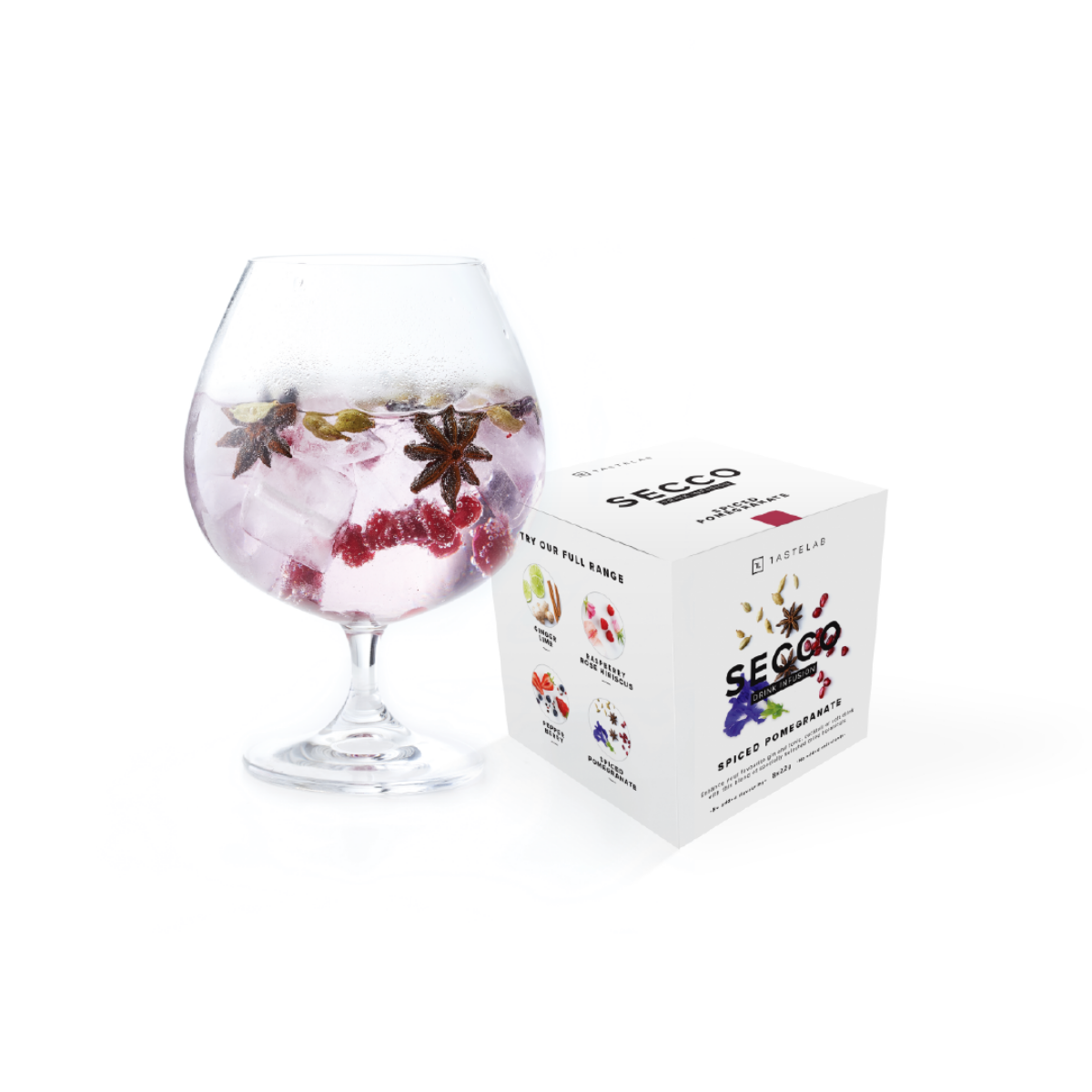 Secco Spiced Pomegranate Infusion (1 x 8 sachet pack)