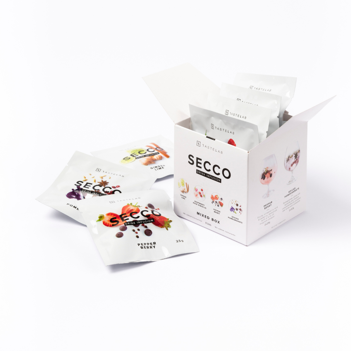 Secco Mixed Infusion Box (1 x 8 mixed sachet pack)