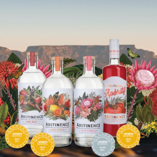 Abstinence Cape Fynbos Gin (1 x 750ml)