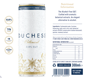 The Duchess Botanical Gin & Tonic (4 x 300ml)