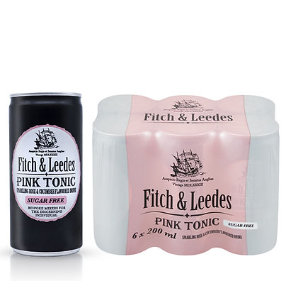 Fitch & Leedes Pink Tonic (Sugar Free) (6x 200ml)